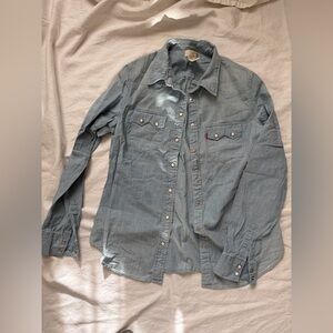 Levi's Casual Light Blue Button Down Shirt